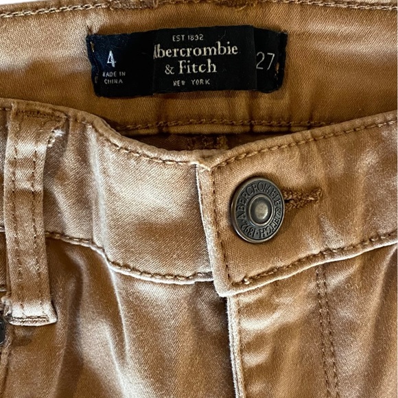 Abercrombie and Fitch Rust Burnt Orange Pants Size 4 Waist is 27”Great Condition - Picture 4 of 8
